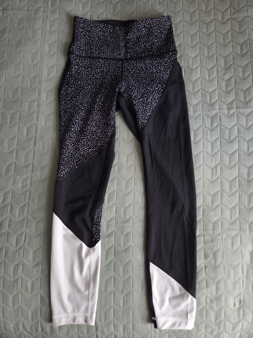 Lululemon High Rise Colorblock Leggings Teen XS